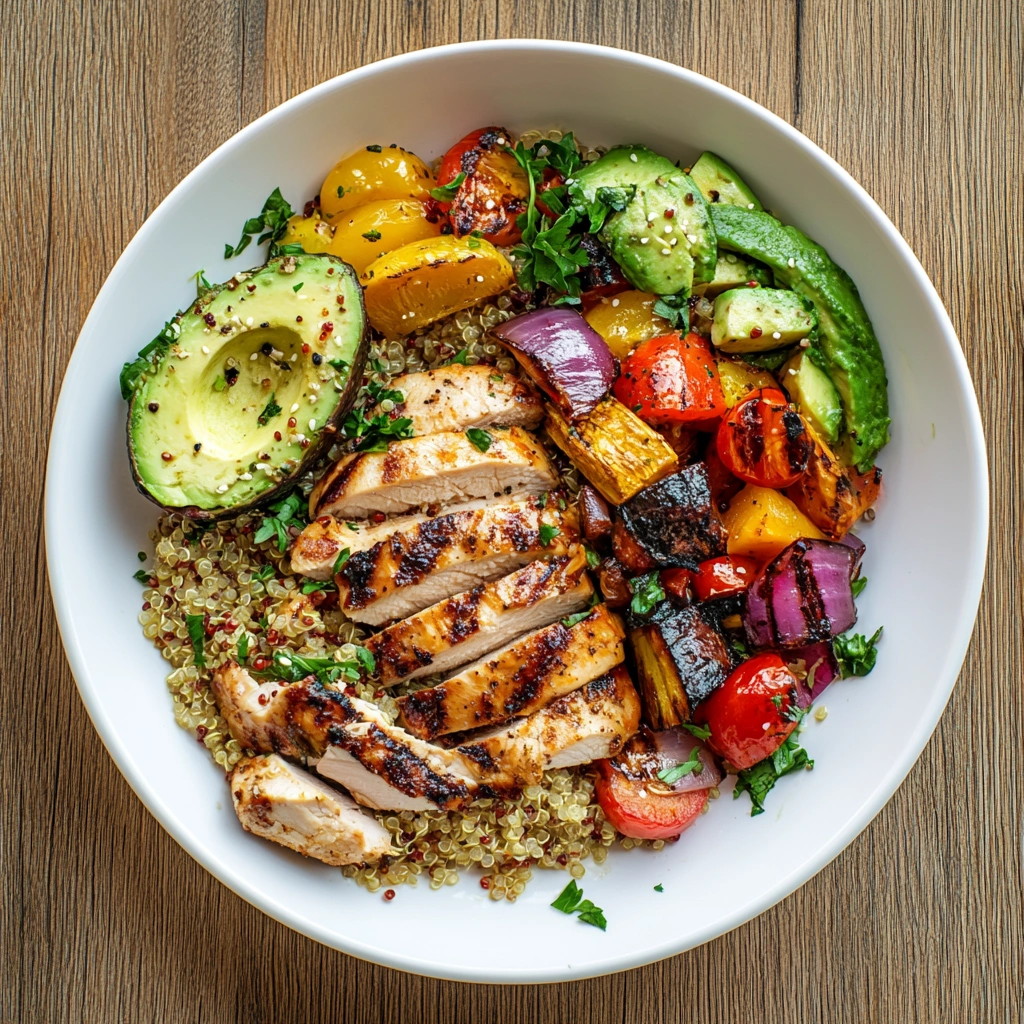 Збалансований обід з білковою складовою